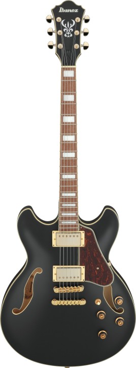 Ibanez AS73G-BKF Artcore Hollow Body Gitarre schwarz matt