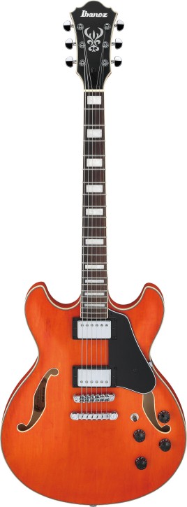 Ibanez AS73-TTF Artcore Hollow Body Tangerine Flat