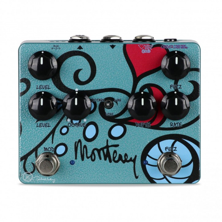 Keeley Monterey Rotary/Fuzz/Vibe/Octave/Wah Pedal