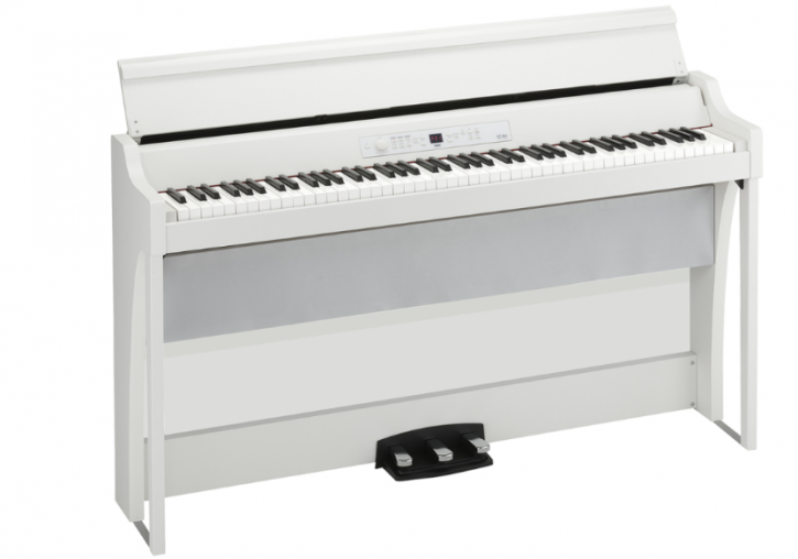 Korg G1 B AIR WH Set mit Bank und Kopfhörer