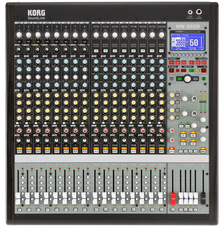 Korg Sound Link MW-2408 Hybrid Analog/Digital Mixer