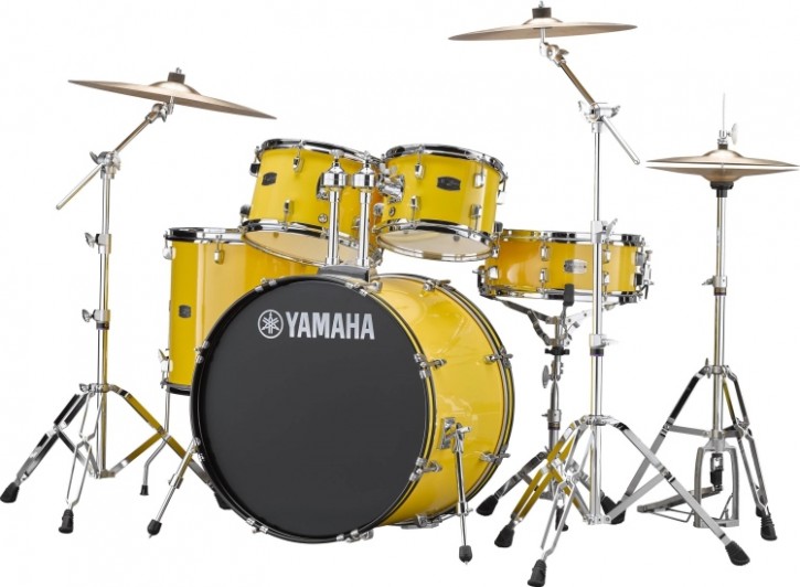Drumset Yamaha Rydeen RDP2F5 Mellow Yellow (inkl. Hardware)
