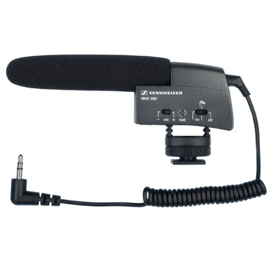 Sennheiser MKE 400 Mikrofon für den Einsatz an Kameras