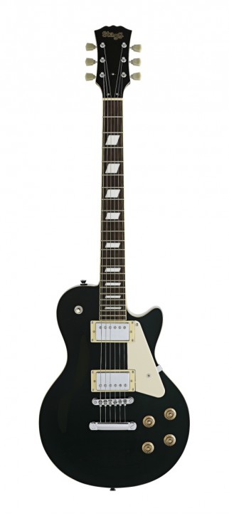 Stagg L320-BK, Translucent Rock "L" E-Gitarre
