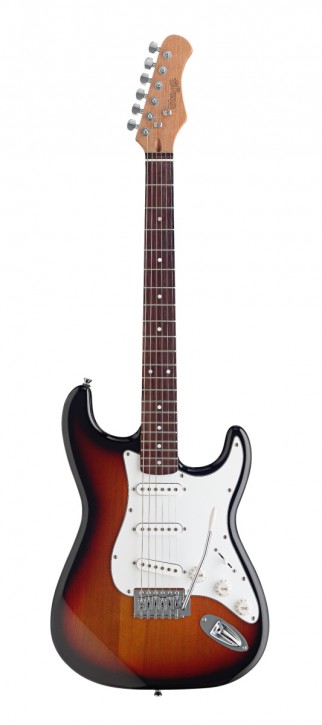 Stagg S250-SB, Standard "S" E-Gitarre
