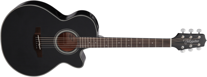Takamine GF15CE Westerngitarre schwarz mit Cutaway und Pickup