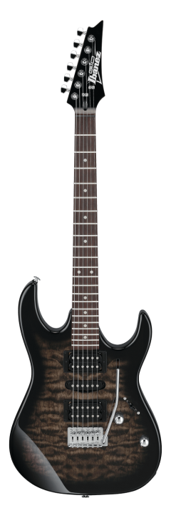 Ibanez GRX70QA-TKS Transparent Black Sunburst