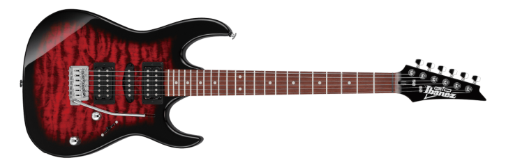 Ibanez GRX70QA-TRB E-Gitarre Transparent Red Burst