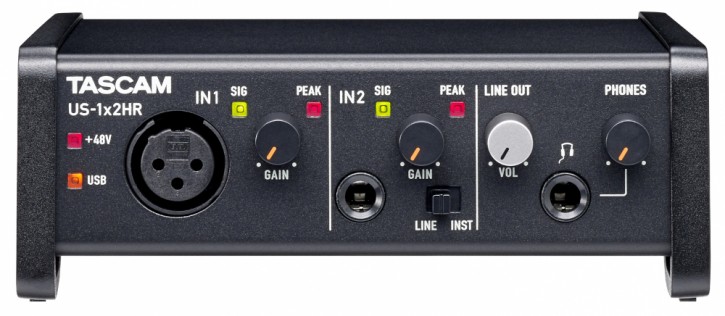 Tascam US-1x2HR USB-Audio-Interface