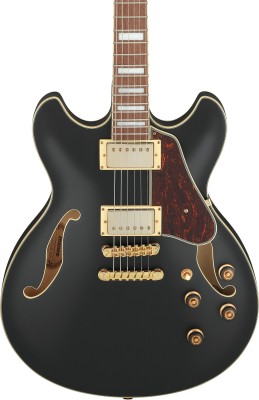 Ibanez AS73G-BKF Artcore Hollow Body Gitarre schwarz matt