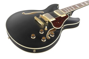 Ibanez AS73G-BKF Artcore Hollow Body Gitarre schwarz matt