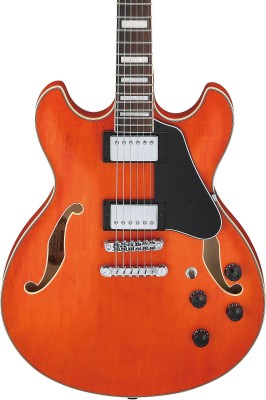 Ibanez AS73-TTF Artcore Hollow Body Tangerine Flat