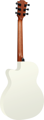 Lag Tramontane T118-ASCE-IVORY Gitarre