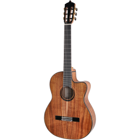 Artesano Nuevo Koa Cut Konzertgitarre mit Cutaway und Pickup