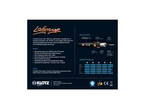 KLOTZ LaGrange Supreme Gitarrenkabel LAGPP0300 3 Meter Klinke-Klinke Neutrik