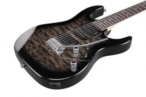 Ibanez GRX70QA-TKS Transparent Black Sunburst