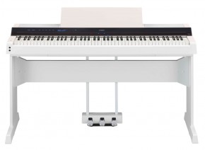 Yamaha P-S500 Digitalpiano weiß Set mit L-300 B Holzstativ und LP-1 B Pedaleinheit